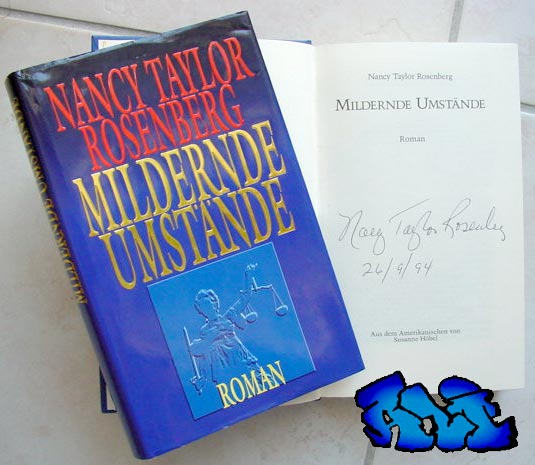 Signatur und Datum (26/9/94) Nancy Taylor Rosenberg