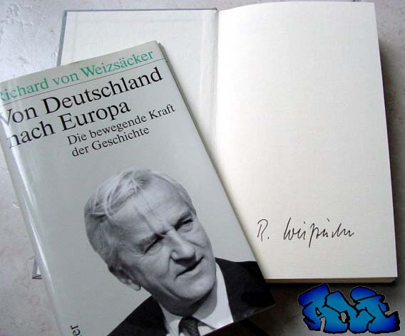 Signatur Richard von Weizsäcker Deutschland